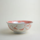 Cuenco para ramen Neko Nishiki rojo (vajilla japonesa)