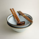 Set 2 cuencos para ramen Wasabi con palillos y cucharas.