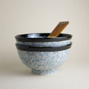 Set 2 cuencos para udon Olas japonesas con palillos.