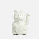 Gato de la suerte japonés Maneki Neko blanco