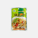 Mostaza china con bambú en conserva