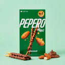 Pepero chocolate y almendra Lotte 32g | Galleta stick