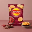 Lays patatas fritas onduladas sabor Hot Pot 70g