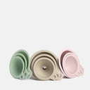 Set de 3 embudos beige pastel
