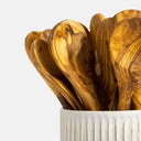 Cuchara redonda de madera de olivo 30cm