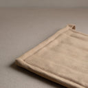 juego guante de cocina y agarradera camel