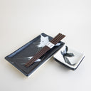 Set de vajilla para sushi ceramica japonesa Sumi-e