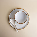 Cuenco chato de porcelana Arita