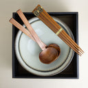 Set 2 cuencos para ramen Wasabi con palillos y cucharas.