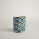 Vaso de té de cerámica Seigaiha
