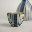 Vaso de sake de cerámica Aizome