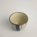 Vaso de sake de cerámica Aizome