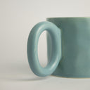 Taza de cerámica azul Harajuku