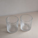 vaso de cristal transparente maruishi