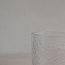 vaso de cristal transparente maruishi