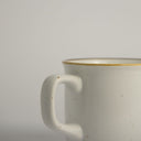 Taza de porcelana blanca Arita