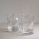 Vaso de cristal transparente Sorgente