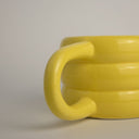 Taza de cerámica amarilla Taiyo