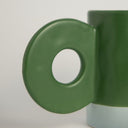 Taza de cerámica verde Hokkori