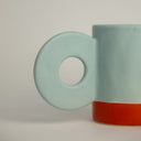 Taza de cerámica azul cielo Hokkori
