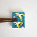 Soporte para palillos Grullas en vuelo (Tsuru)