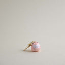 Llavero gato de la suerte rosa