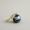 Llavero gato de la suerte japonés negro