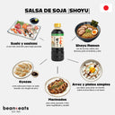 Salsa de soja japonesa sin gluten ICHIBIKI 500ml
