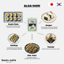 Alga nori para sushi y kimbap (10 hojas) GARIMI 22g