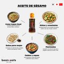 Aceite de sésamo tostado 100% EMB 150 ml