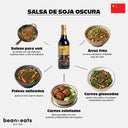 Salsa de soja oscura prémium LEE KUM KEE 500 ml