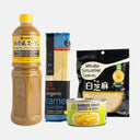Kit ingredientes básicos para preparar ramen tonkotsu
