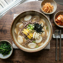 Pastel de arroz coreano redondos para Tteokguk 500 g