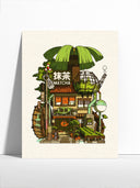 poster japones tienda matcha